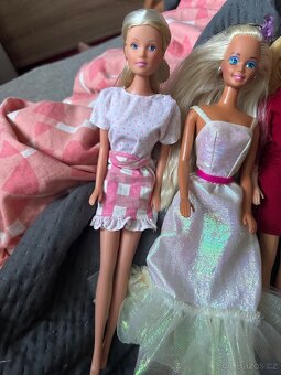 Retro stare panenky barbie mattel a simba celek - 4