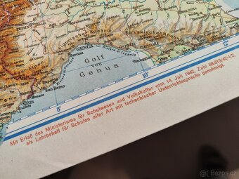 Protektorát - Mapa Velkoněmecké říše / školní / Wehrmacht - 4