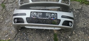 Fabia 1 facelift přední nárazník, 9151 stříbrný - 4