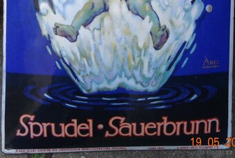 Smaltovaná cedule Göppinger Sprudel Sauerbrunn - 4
