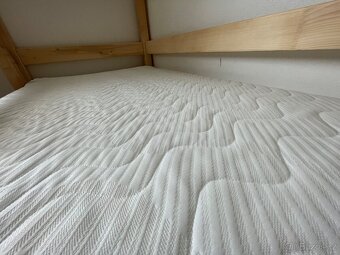 Dětská domečková postel z masivu s matrací 180x90 - 4