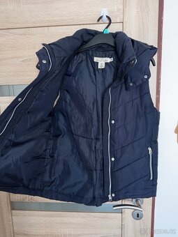 Dámská modrá vesta H&M - 4