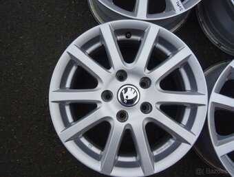 Alu disky Škoda Octavia, 15", 5x112, ET 43, šířka 6J - 4