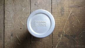 Retro hliníková termoska stříbrná - 4