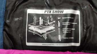 Dánský lyžařský komplet ALPINE PRO s membránou PTX SNOW - 4