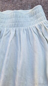 Dámská světle zelená sukně - 4