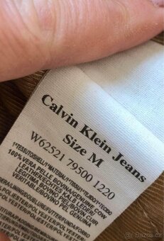 Luxusní celokožený Calvin Klein kabát - S/M - 4