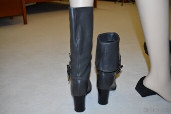 Kozačky ve. 38 pravá kůže - 4