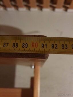 Dřevěná postel včetně roštu 200x90 - 4