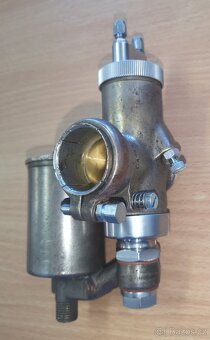 Predám bronzový karburátor Amal 6/142 na Jawu 500 OHV - 4