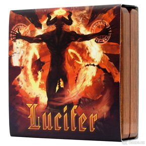 LUCIFER Angels and Demons 2 Oz Silver Coin - jen 500 ks - 4