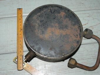 Starý budík Vacuummeter Schäffer Budenberg - 4
