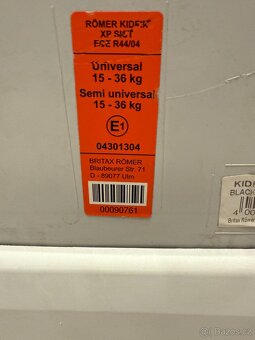 Dětská autosedačka Britax Kidfix Sict ISOFIX 15-36 kg - 4