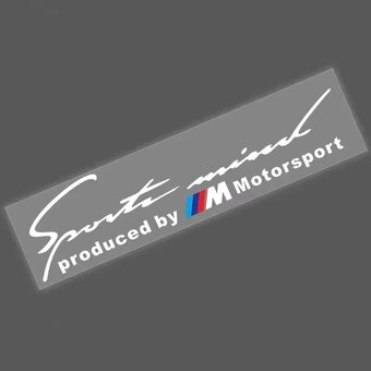 Sport mind produced by ///M Motorsport nálepka - 4