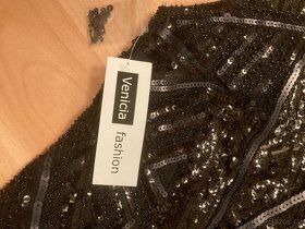 Šaty s flitry vel.S zn.Lily McBee - 4