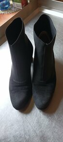 Kožené nižší kozačky 40,5 - 4