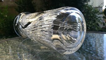 Starožitná bohatě broušená VÁZA - 29cm - 4