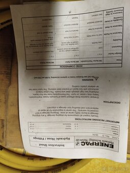Prodám tlakovou hadici Enerpac - 4