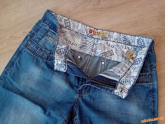 PÁNSKÉ LETNÍ KRAŤASY - vel.M/L - /zn.Green - Jeans - 4