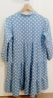 Stylové puntíkaté šaty XS – jako nové - 4