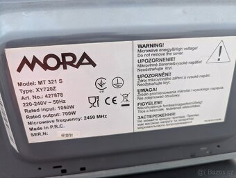 Mikrovlnna trouba MORA MT 321 S - 4