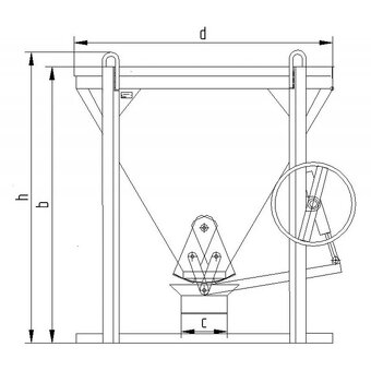 Badie na beton 1500l/1,5m3 - zánovní - 4