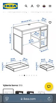 Detsky psaci stul Ikea 2ks - 4