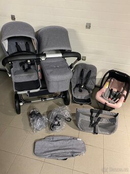 TOP Bugaboo Donkey Classic grey + autosedačka - 4