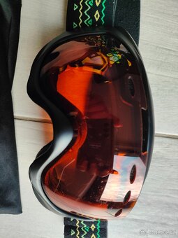 Dětská helma lyžařská + bryle - 4