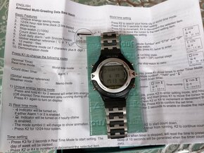 Pánské retro digitálky s databankou - 4