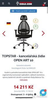 kancelářská židle Ikea Markus - více ks - 4
