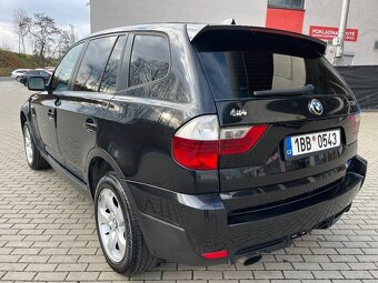 BMW X3 2.0D 4x4 10/2007 ALU, KLIMA, MANUÁL, ČR, NOVÁ STK - 4