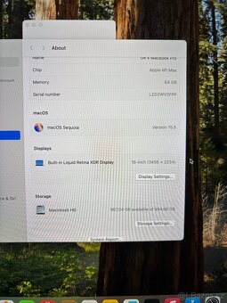 MacBook Pro 16” 2021/64GB RAM/M1 MAX/1TB SSD - 4