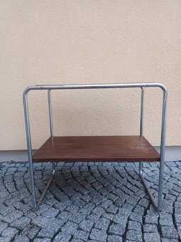 Chromovaný funkcionalistický stolek - 4