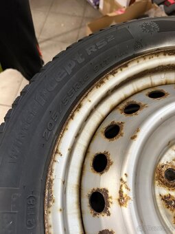 ZIMNÍ PLECHOVÉ KOLA 5x114,3 205/55R16 HANKOOK - 4