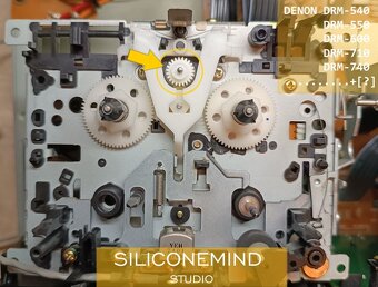 Ozubene kolo pro Denon DRM-540, DRM-550, DRM-600, DRM-710 + - 4