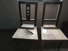 Židle a stůl k renovaci 30. léta - 4
