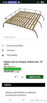 Střešní nosič vw t1 a t2 - 4