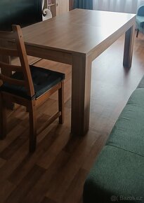 Rozkládací stůl 160x90 + židle - 4