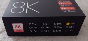PremiumCord Ultra High Speed HDMI 2.1 optický fiber kabel 8K - 4