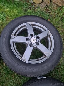 Alu kola 5x112 R16 6,5J ET42 zimní 215/60 R16 - 4