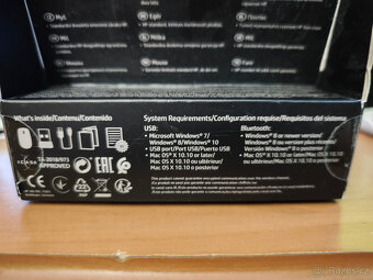 Bezdrátová dobíjecí myš HP ENVY 700 - turbo silver, nová - 4
