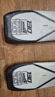 Set dětské Lyže Salomon 130cm, hůlky 10cm, lyžáky 22.5cm - 4