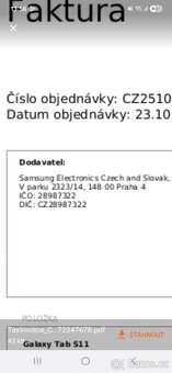 Prodám Samsung Galaxy tab S11 - 4