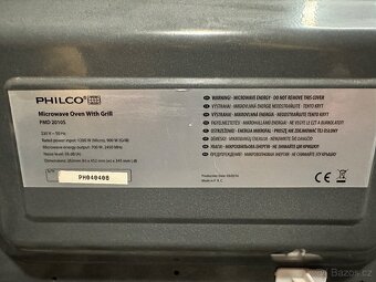 Mikrovlnná trouba - Philco - 4