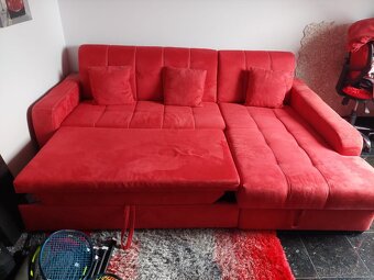 Rozkládací gauč s úložným prostorem - 4