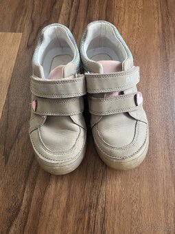 Kožené tenisky celoročky boty na suchý zip D.D.Step - 4