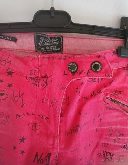 Retro jeans rifle s nápisy - 4