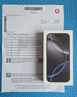 iPhone 16 Pro 256GB černý NOVÝ NEROZBALENÝ - 4