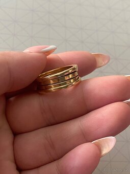 Zlatý prsten Bvlgari 18k - 4